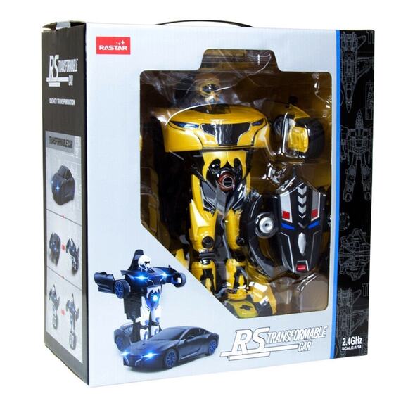 Rastar RC 1:14 RS X MAN Transformers REMOTE CONTROL ROBOT / CAR USB Radio Toy - Picture 4 of 8